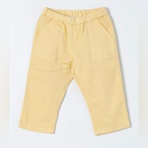 Bonpoint Light Yellow baby cotton pants  18m
